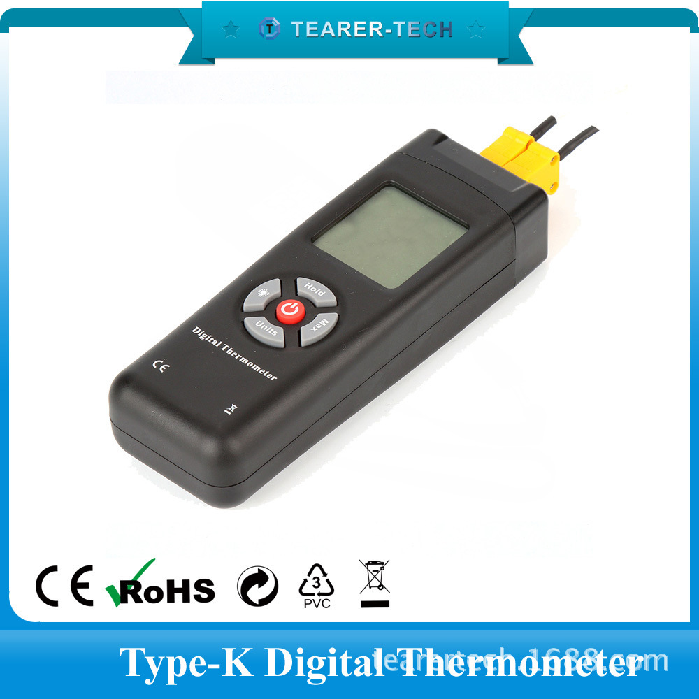 Portable multichannel portable thermometeorometer of thermal doll contact