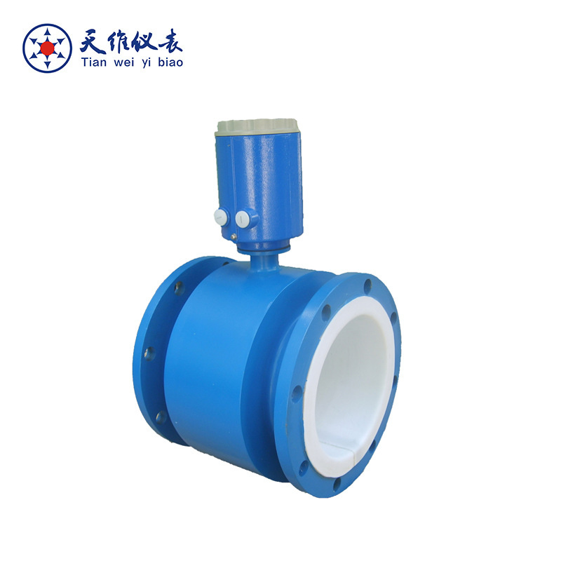 Sewage rainwater treatment, oil effluent, Faraday principles flow meter