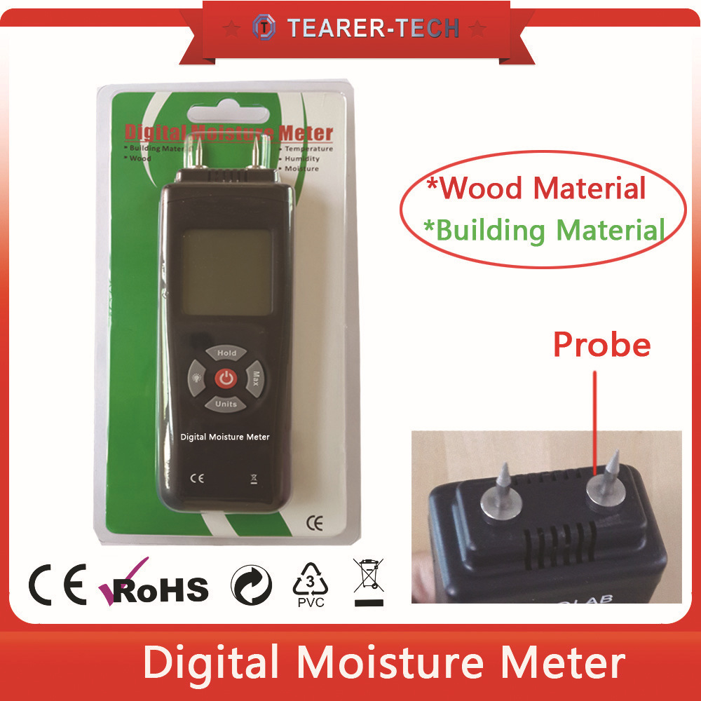 3 μmthometer plug-in building materials and wood moisture tester detectors