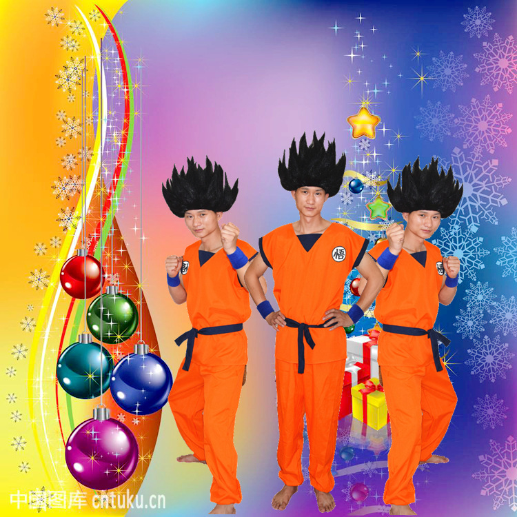 "Hallow's 7 Dragonball Mặt trời, COS trong Goku, bánh rùa con."