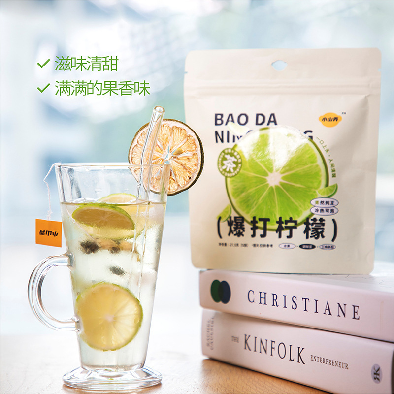 Oyama made a VC fruit tea bag with a pineapple pineapple lemon chip for a cold tea