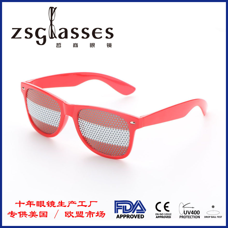 Production of custom sticker sunglasses to print logo pattern uv400 anti-UV