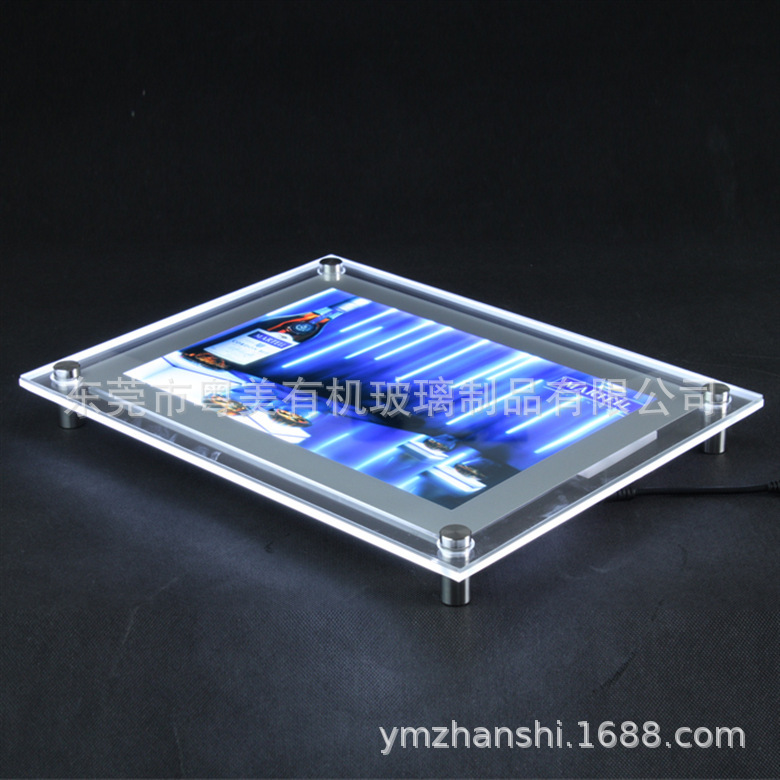 A card box, Akley Super-Light Lightbox, sign a Kaakly Photobox LED LED display