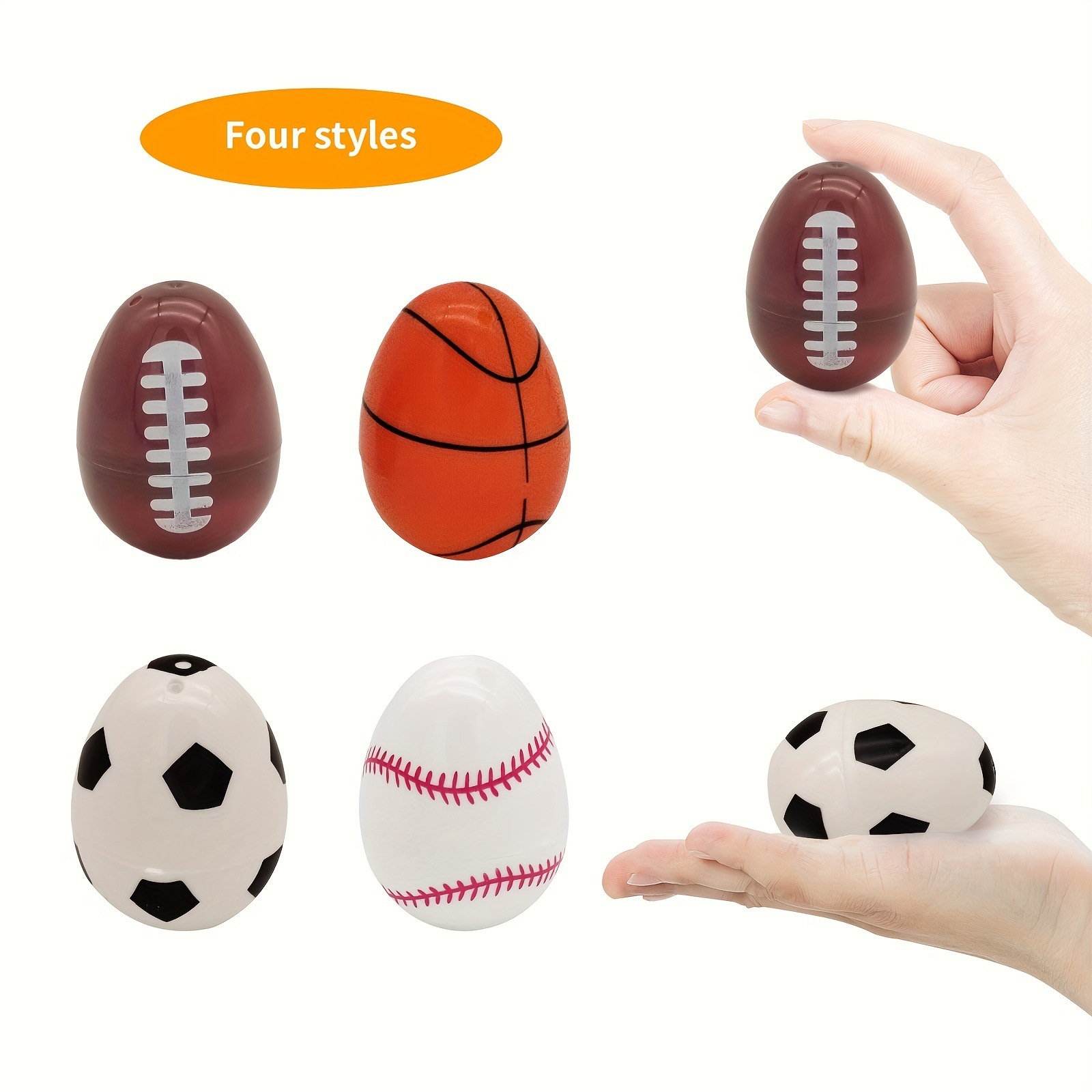 Cross-border money, Easter kick-off football basketball pattern, Easter paint eggs.