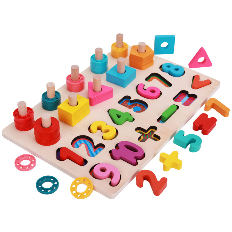 I've been teaching kids how to get their brain-cognizance digital shapes together with wooden puzzle toys.