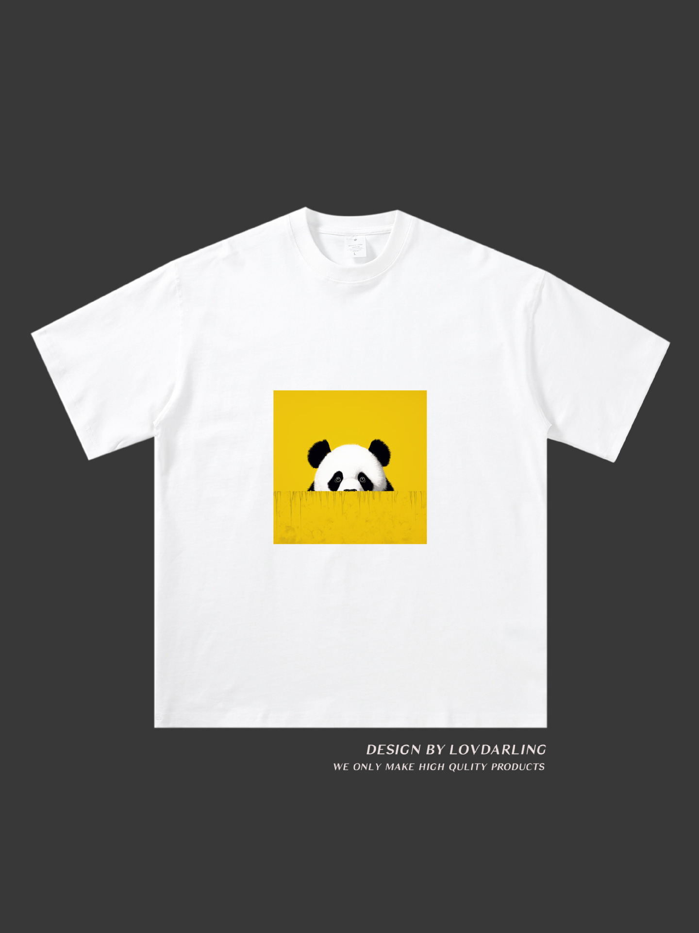 The original brand of panda-tide couples cross the border with the New China Wind T-shirt.