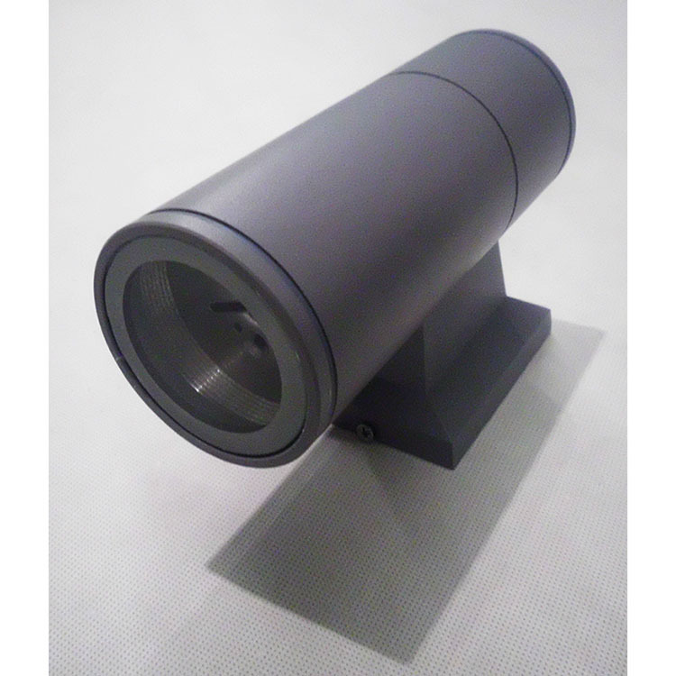 LED one-headed, two-headed cylindrical lamp casing 3W2*3W6Wled firing lamp shell top and bottom