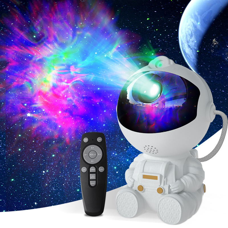 Astronaut Starlight Astronomer projectors full of sky-controlled atmosphere lights, children's bedroom lights.