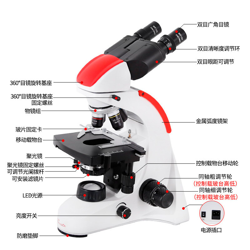 Scientific experiments with microscope students teaching livestock 66-10200