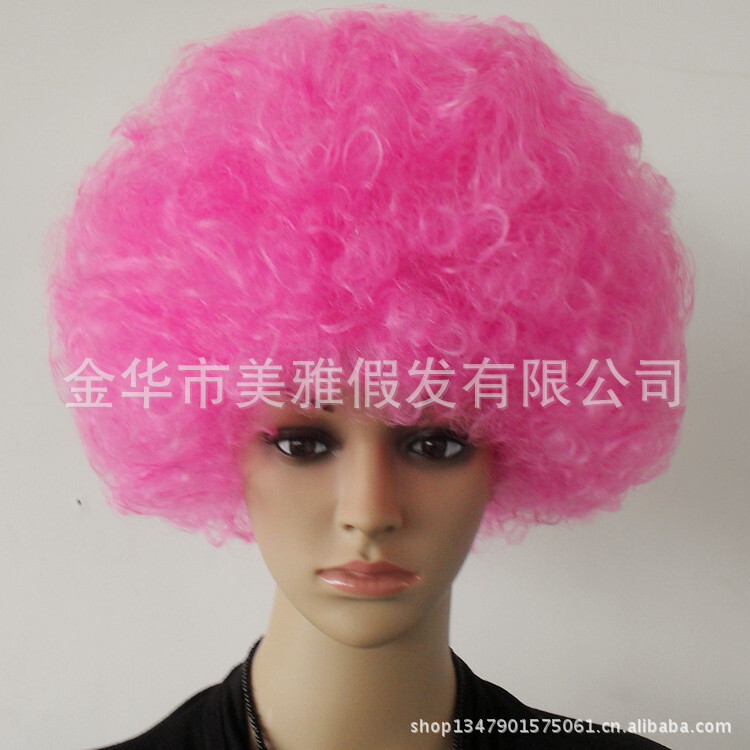 The vacuum-packed ball fan's wig day.