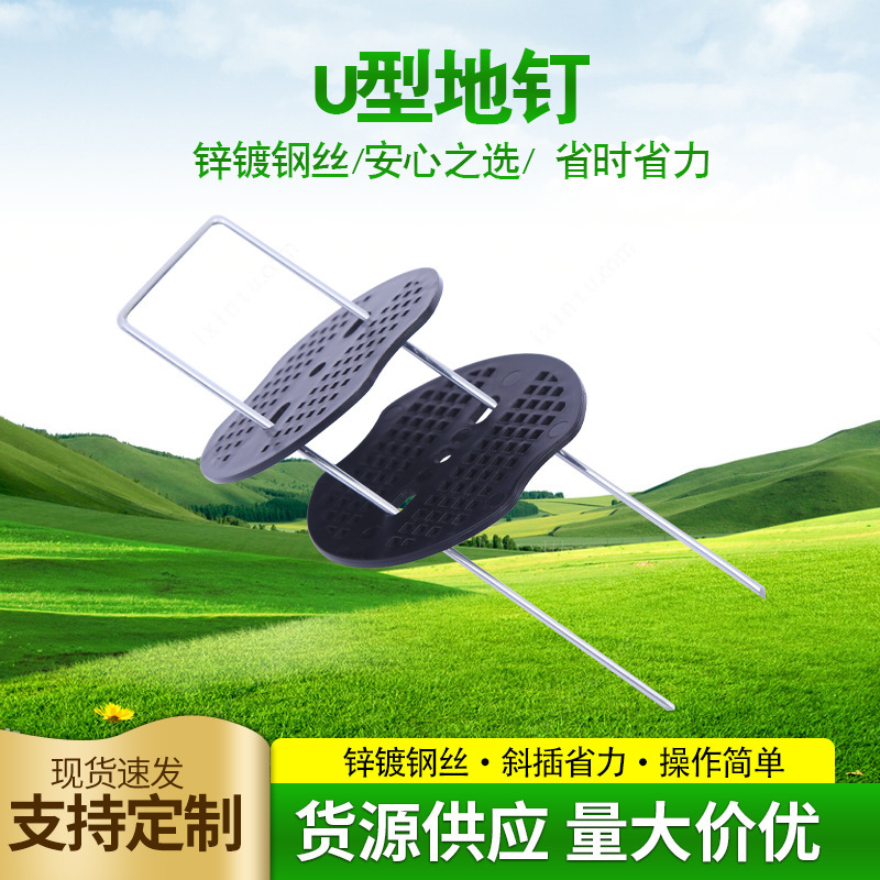 bảng chọn Các móng tay của U nhiều loại cây cỏ ngoài trời đinh cho cây cỏ phủ cỏ, cố định thép không rỉ chữ U