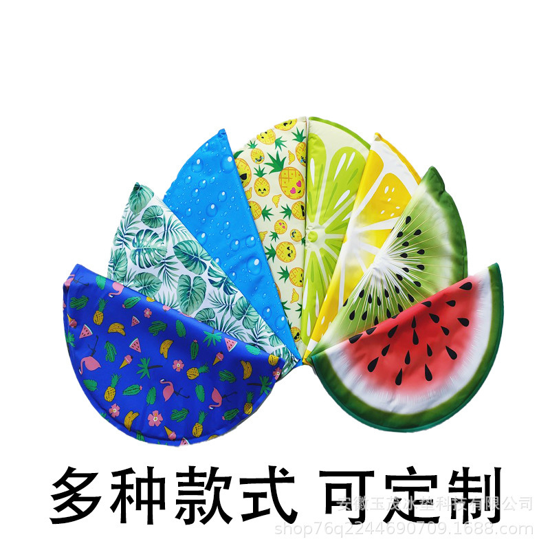 圓形狗狗冰墊寵物冰墊寵物涼蓆涼墊夏季降溫新款水果貓咪冰窩墊可