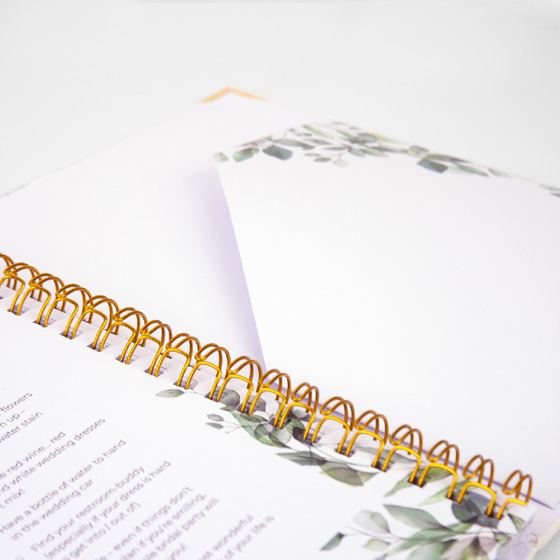 The A4 wedding, the Amazon book of creative English wedding planning, customizing the Loop Note.