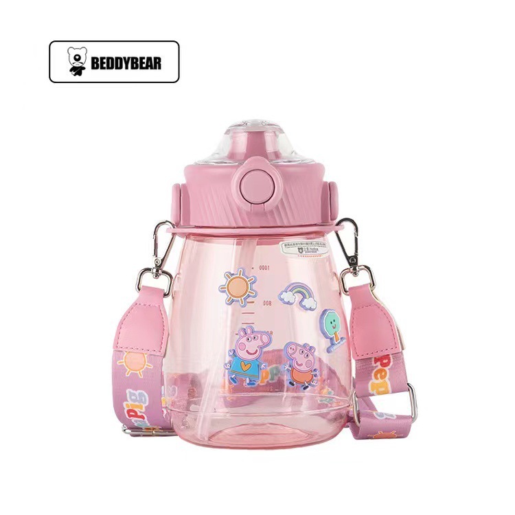 ♪ A bear with a puddle full-capacity sports cup ♪