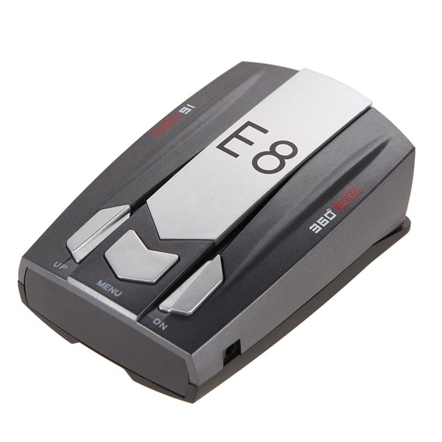 Foreign trade E8 electronic dog, single-spectrum mobile electronic dog radar detector, Chinese-Russian switch.