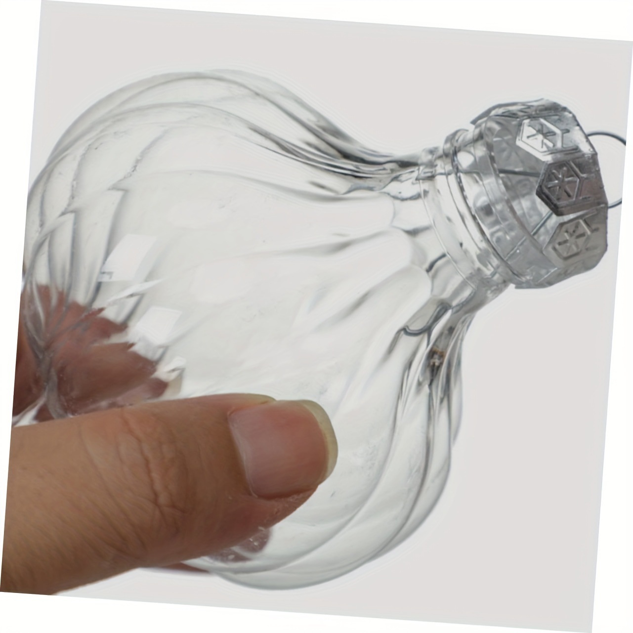 Transparent PET hollowballs, a wide variety of alien, Christmas tree-transparent.