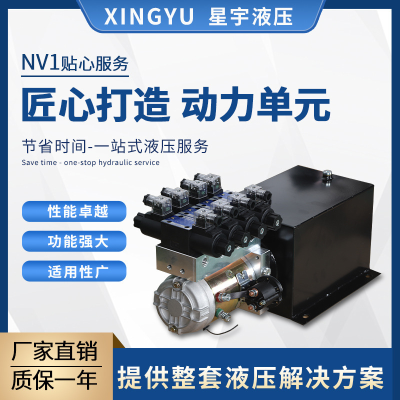 非标定做液压星宇动力单元小型液压站380v220v24v可立式方式