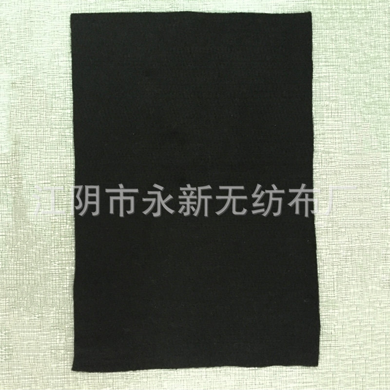 Pre-oxyxic needle stinging, black flame-retarding unwieldy cloth supply, industrial cloth supply.