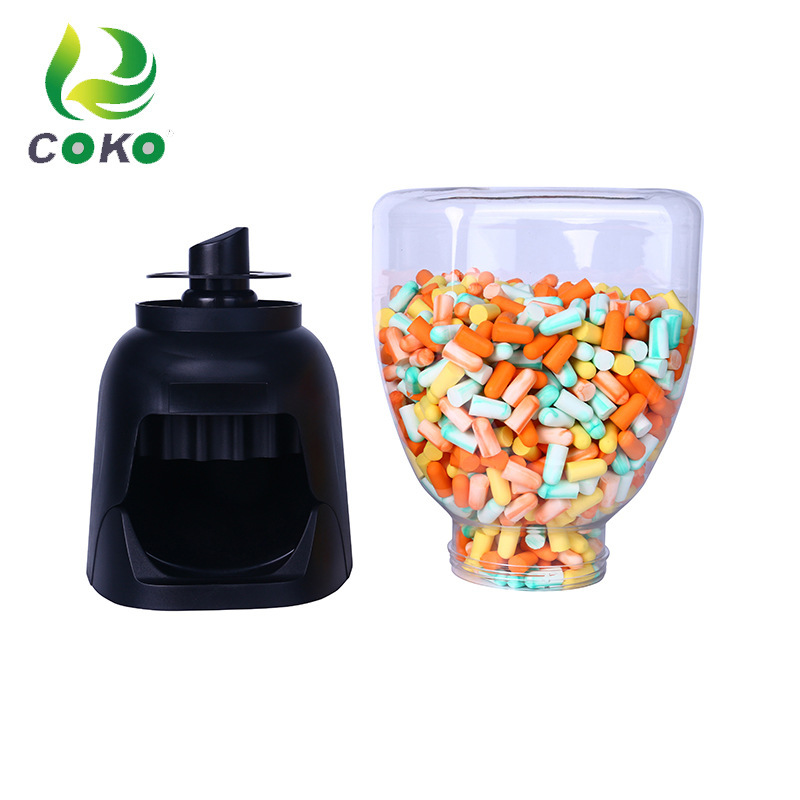 The COKO soundproof ear-plug distributors can hang walls, sleep-proof, sleep-proof drums with sponges.