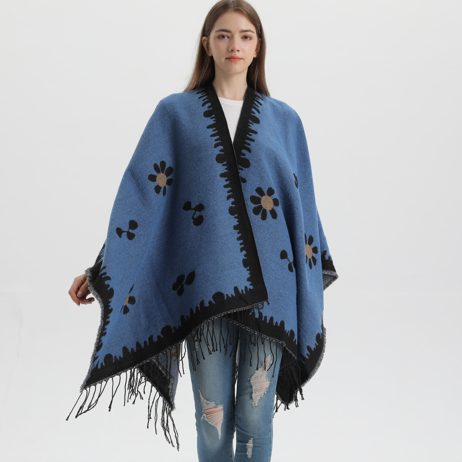 Phiên bản tiếng Hàn của mùa thu xoay và Twilight Shawl.