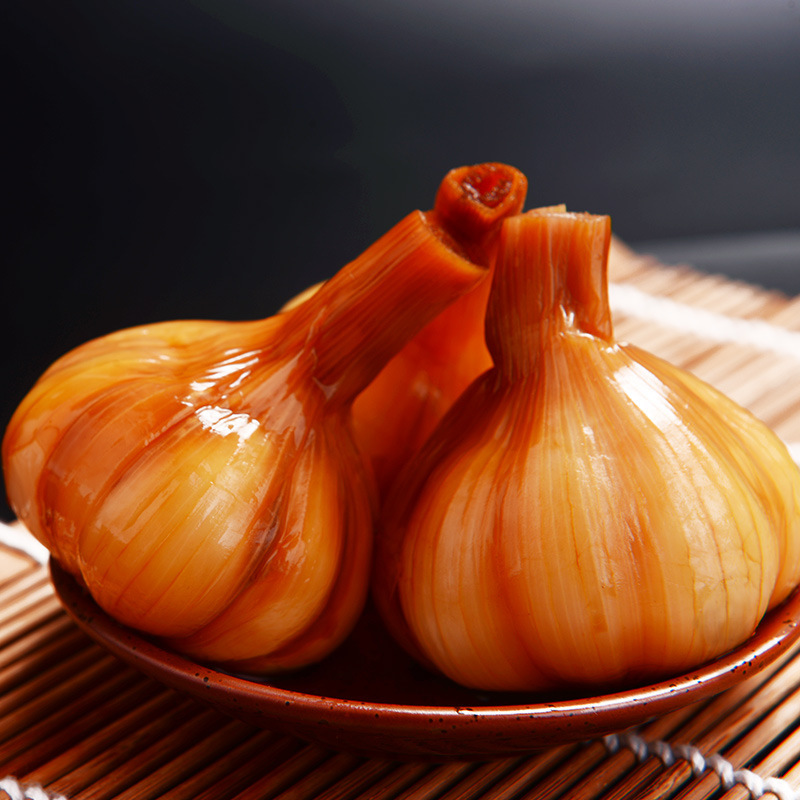 姜老大糖醋蒜糖蒜酱汁腌大蒜头泡菜火锅伴侣甜蒜头1500g莱芜特产
