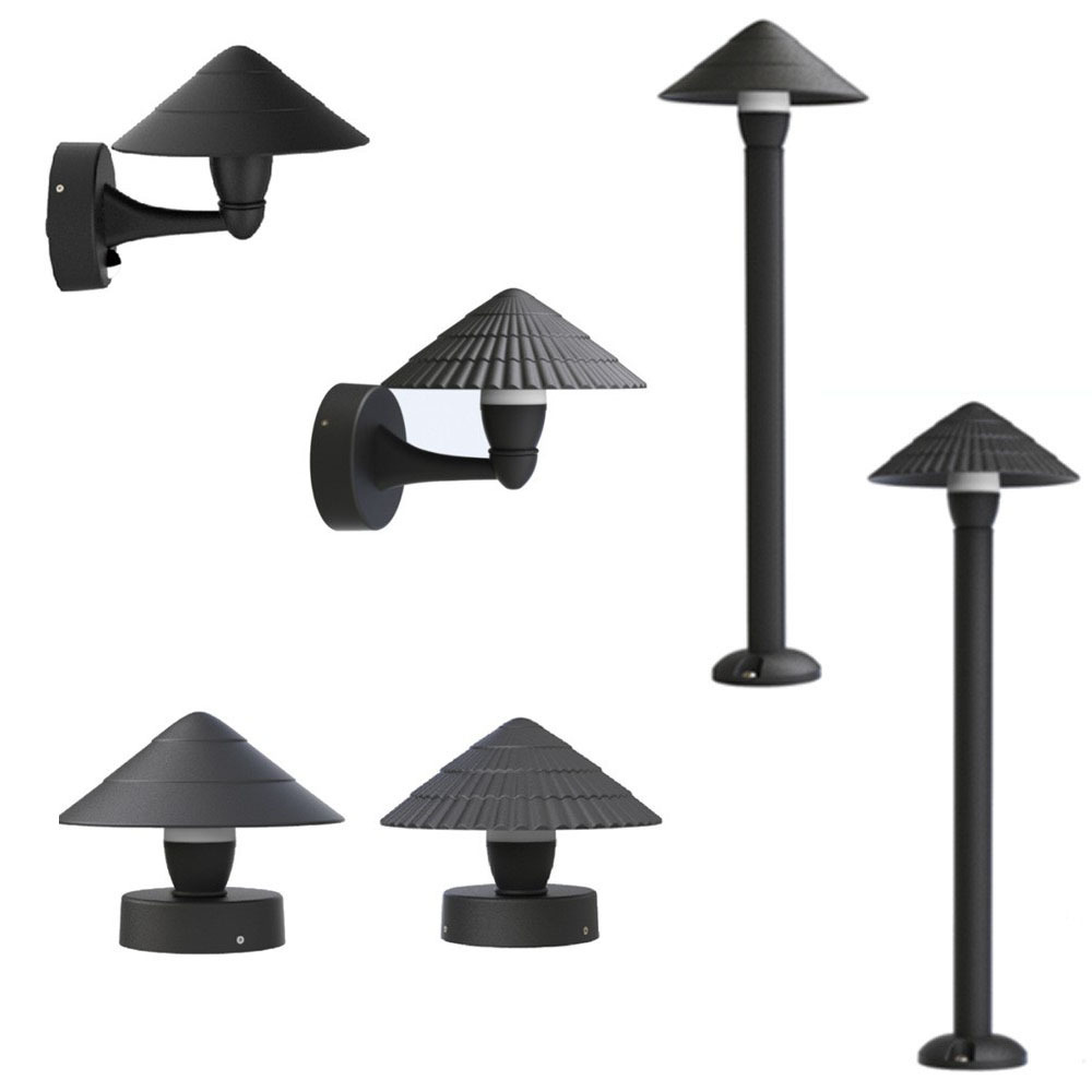 LED lawn lamp case 7W10W outer shell outdoor garden creative umbrella light leads the courtyard light view