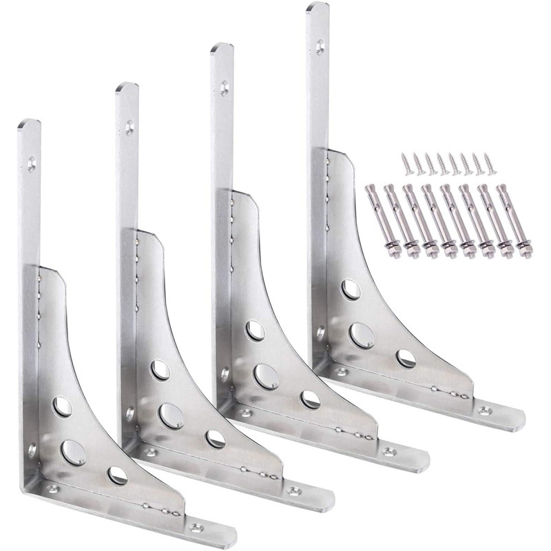 Two stainless steel triangles, with a thick hanger to support the nine-by-one, layer-to-board, side-net support.