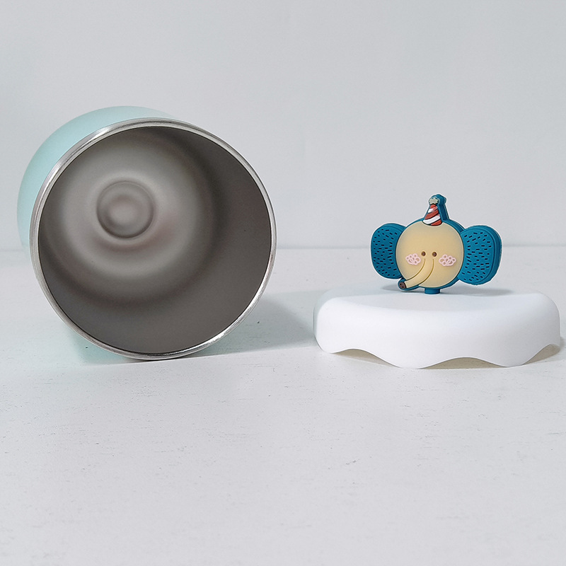Trong những chiếc cốc vỏ trứng của Amazon để trao đổi với người nước ngoài, 304 bộ điều hòa thép không rỉ, 12oz igu, những cái nắp chén trứng đơn giản.