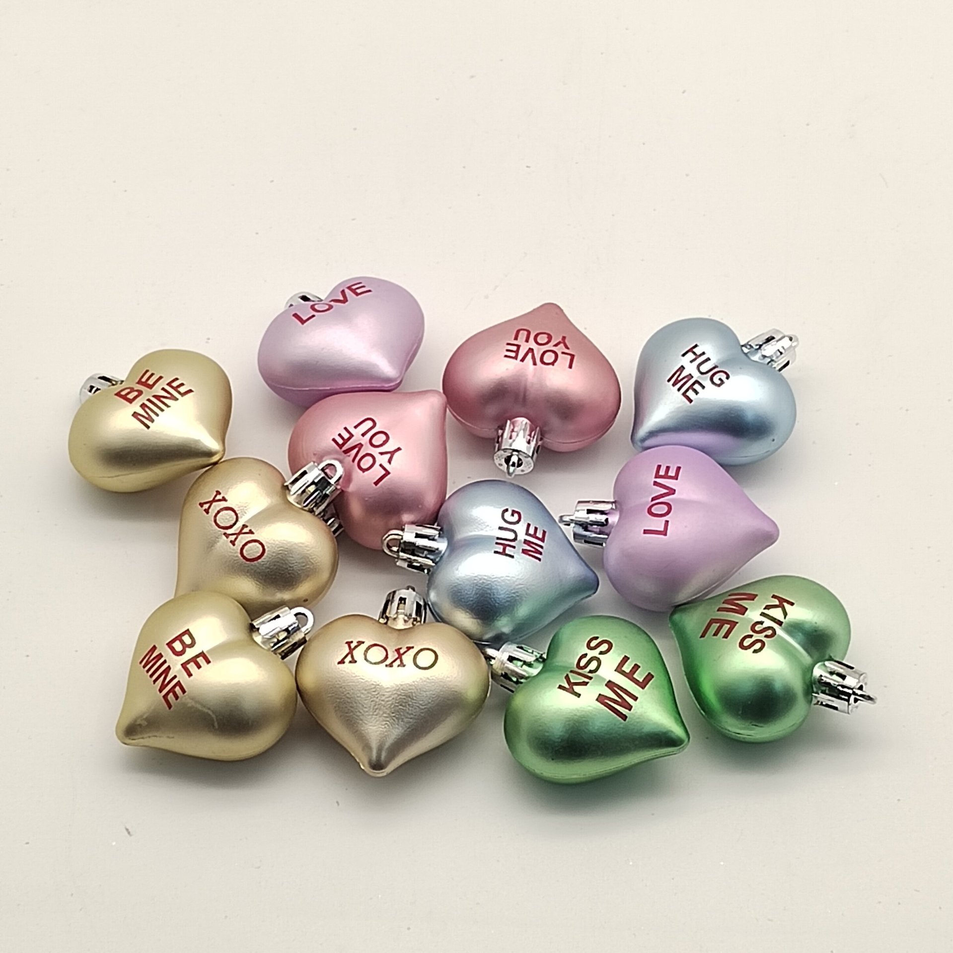 ♪ Valentine's Day Macalon Christmas tree 4.5 cm sets 12 love attachments ♪