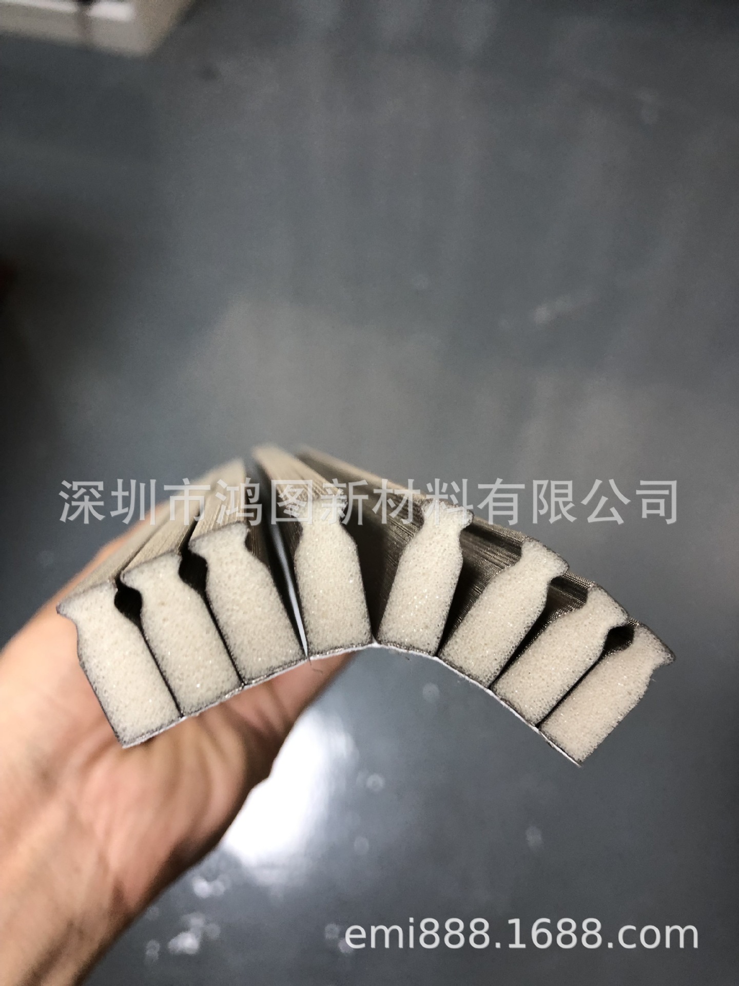 L-conductive bubbling, foreign-formed shield touch button, conductive cotton, transmissible sponge