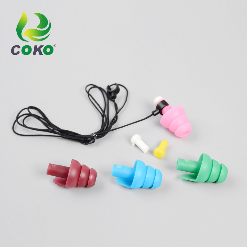 COKO noise-proof silicone ear plugs, snore-snoring sleep study study, noise-proof ear plugs.