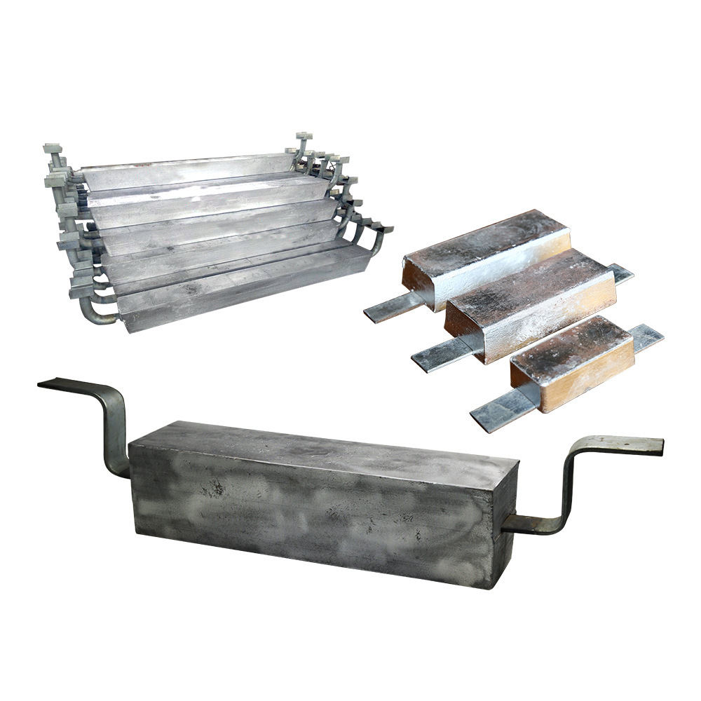 Aluminium alloy for condensers at the expense of the anode.