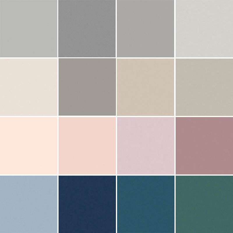Màu xám của Morandi và tường có mùi thơm, tất cả các phòng ngủ trên tường nền.