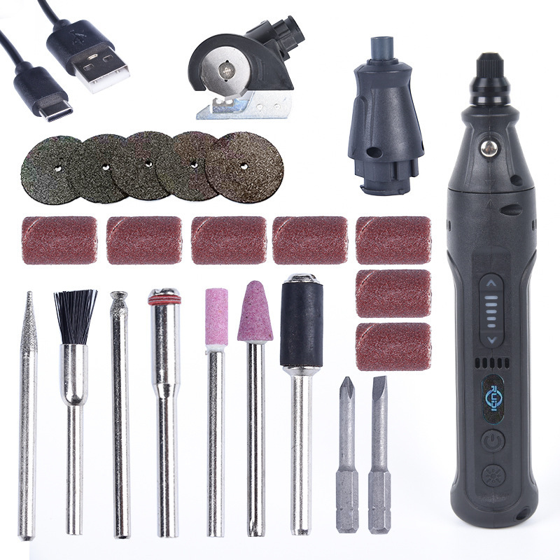 A tool for 4V electric screw-scratches, small mini grinder grinding polishing and majestic carving