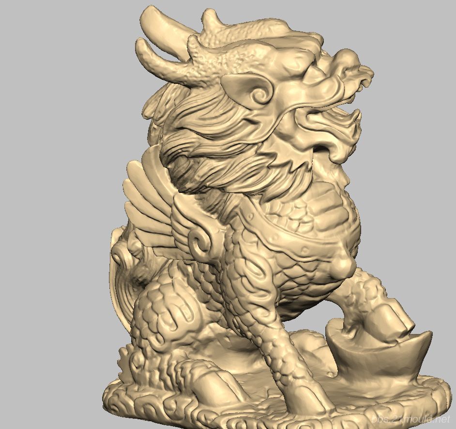 A 3-D reverse scan of Shenzhen Designs 3D printboard model.