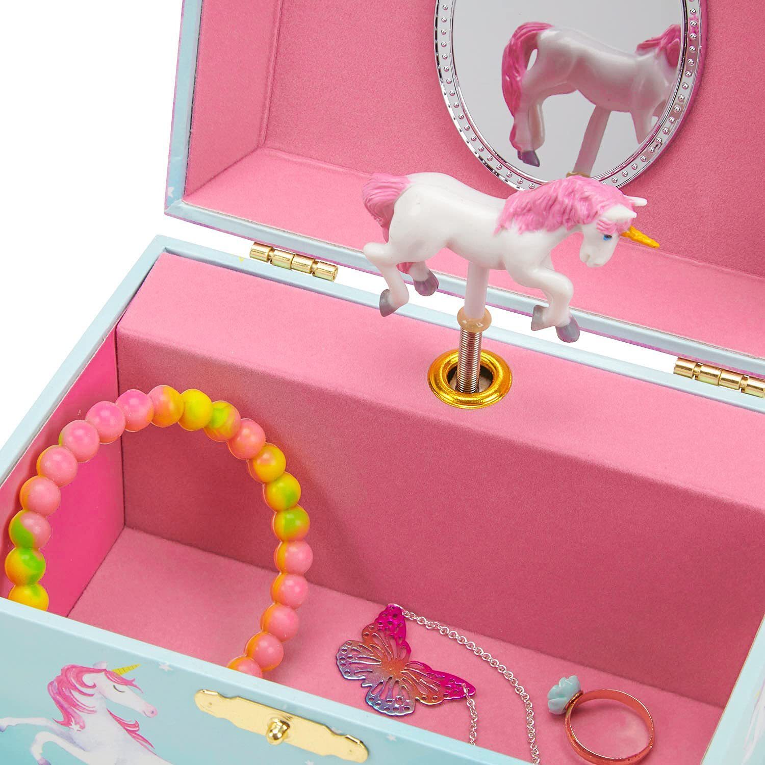 Cross-border hot unicorn music box for New Year's Birthday multipurpose ballet girls