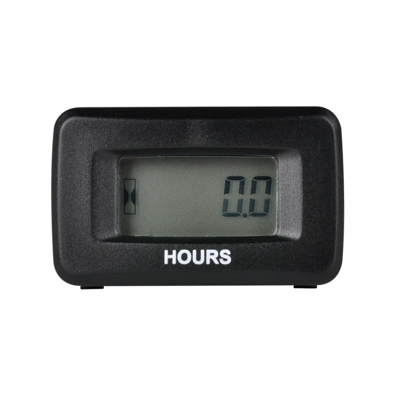 LCD sense waterproof motorcycle timer tractor electric lawn mower forklift powered hour schedule