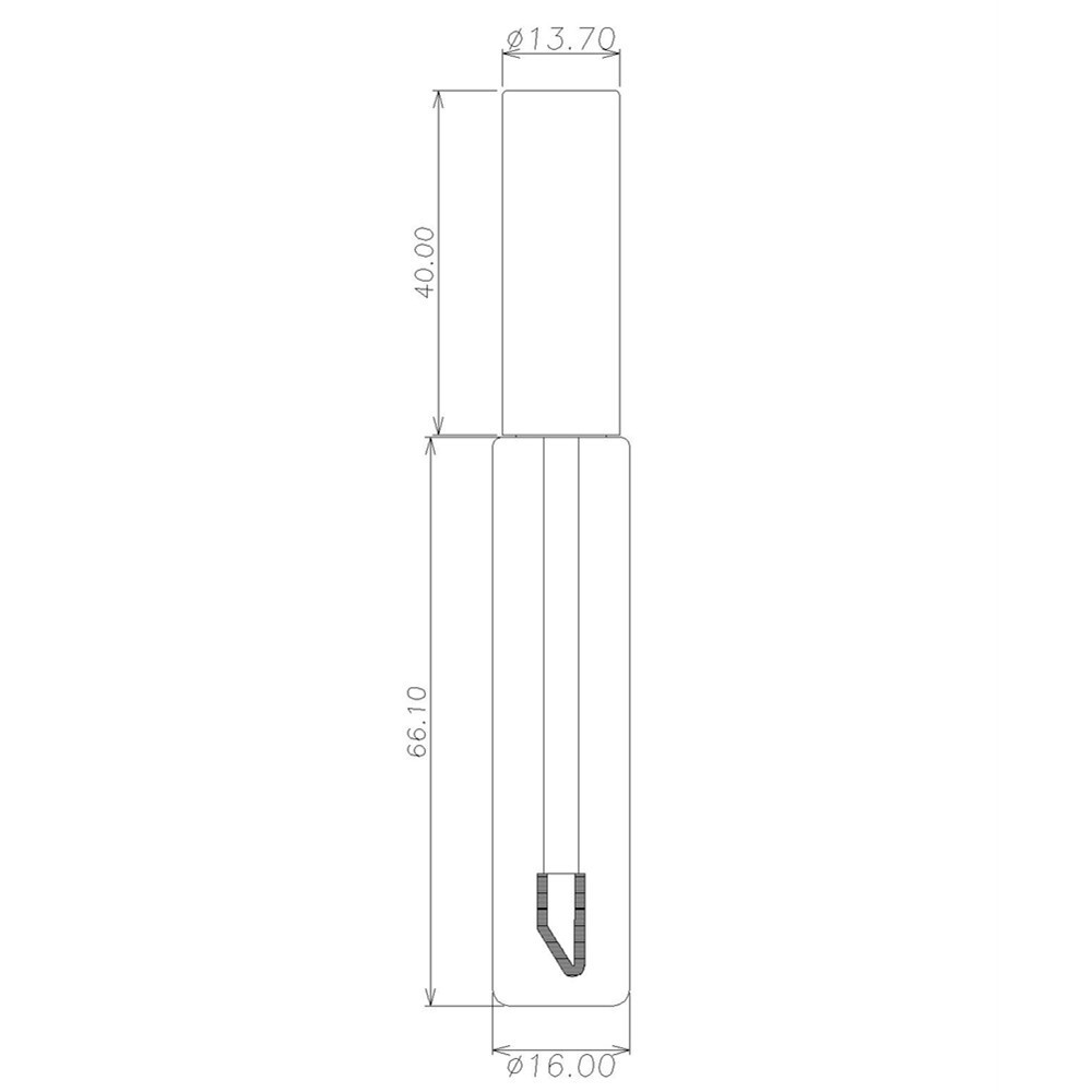 It's for PETG, a long eyelash growth fluid tube, a curling tube, 8ml makeup empty.