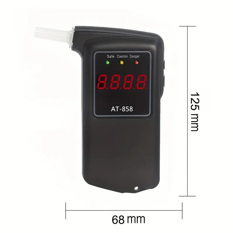 Foreign trade AT-858S alcohol tester, high-precision, portable alcohol tester