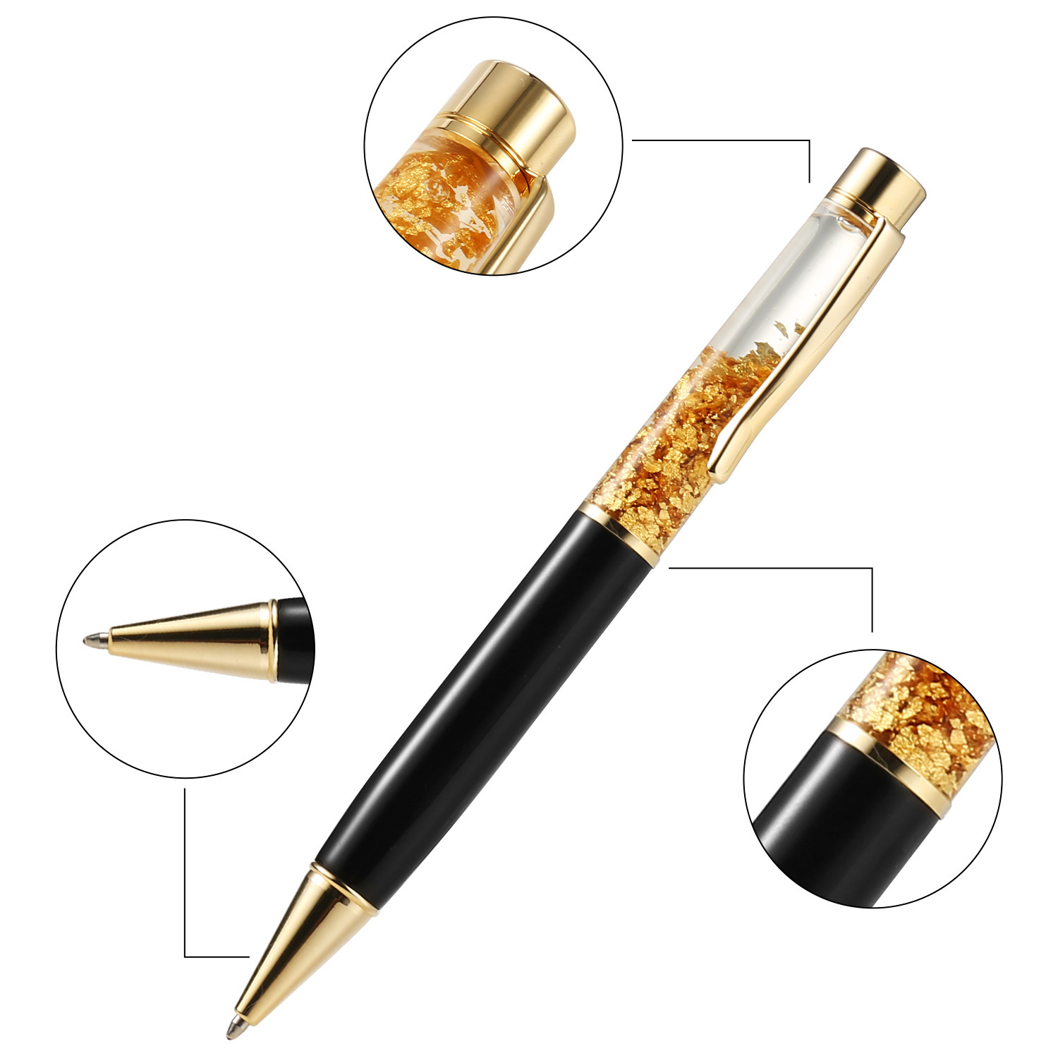 The 24K Golden Pearl Shenzhen Factory supported the ad gift pen promotion company's sidekick.