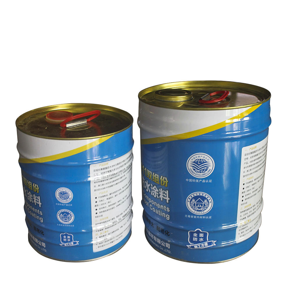 Double-assembled polyurethane waterproof coatings 911 polyurethane waterproofing coatings waterproofings on the roof of the basement