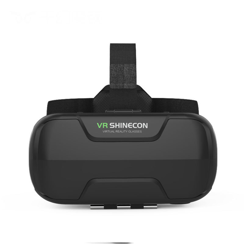 Four generations of virtual reality glasses with a 3d movie phone.