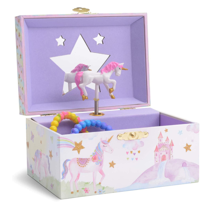 Cross-border unicorn children's music box.