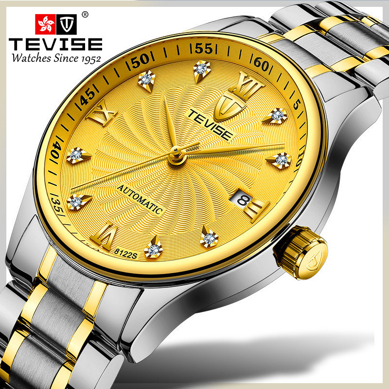 Swiss Tevise's new Tevise, fully automatic, male steel belt, mechanical fashion watch 3.