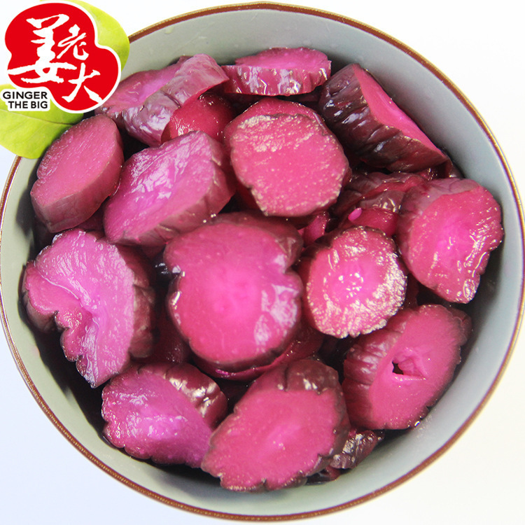 姜老大寿司红色黄瓜咸菜红瓜渍厂家销售批发酱黄瓜 1000g*10袋/箱