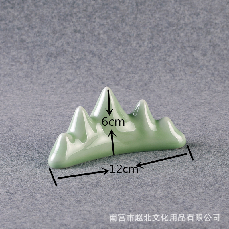 笔搁笔架山笔山陶瓷笔架放毛笔托架文房四宝用品批发毛笔搁架