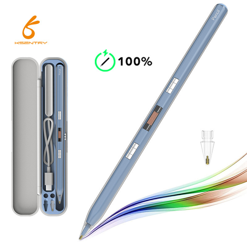 Generic active electric caps Magnetic inhalation tilts against the visualization of blue teeth.