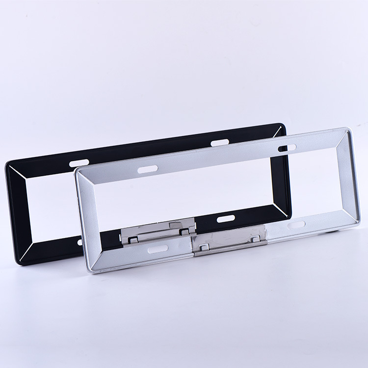 The exchange plate, the magnesium alloy frame, the exchange license frame, the stainless steel plate supports the mix.