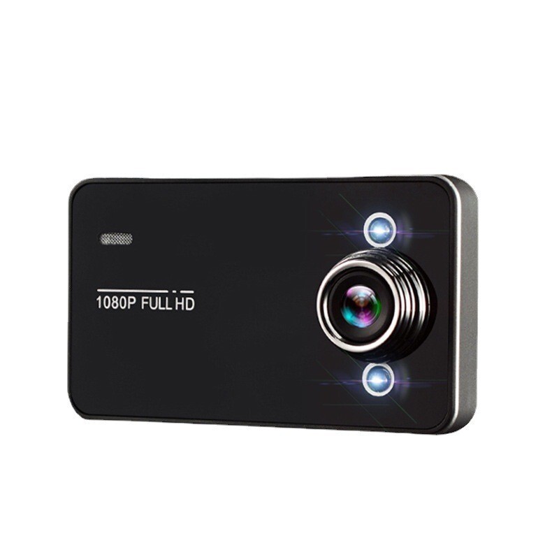 K6000 CarLog with a lighted night-vision car surveillance camera cross-border English