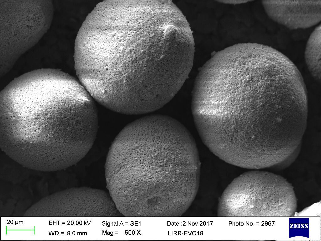 Plasma spraying with heat-deficit coated thermal powder, thallium nitrous oxide 8YSZ